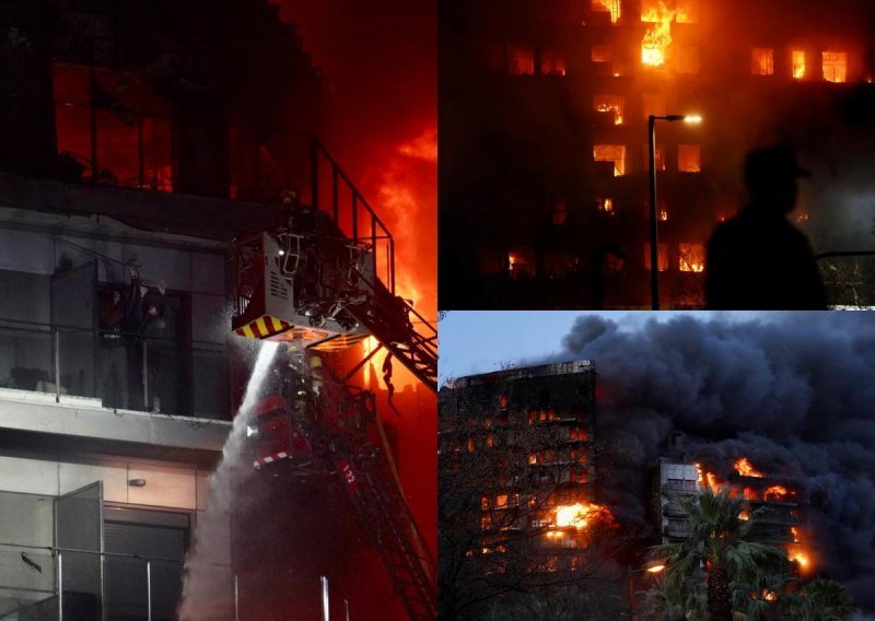 U ogromnom požaru u Španjolskoj četvero mrtvih, 19 nestalih. Snimke su strašne