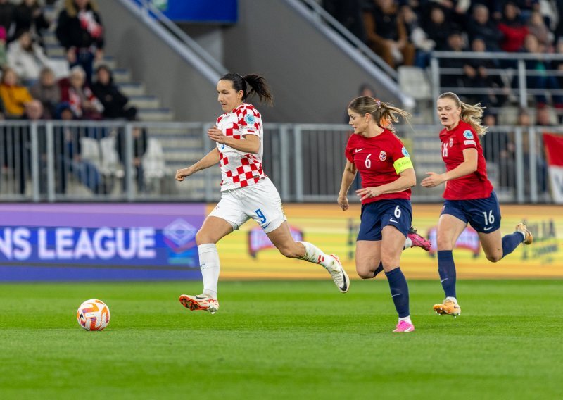 Liga nacija za nogometašice, Hrvatska - Norveška 0:3, video sažetak