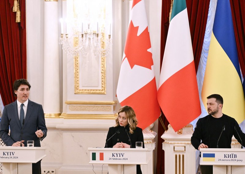 Meloni i Trudeau potpisali sigurnosne sporazume s Ukrajinom