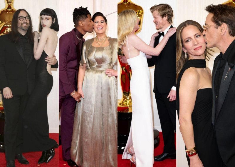Romantika na Oscarima: Ovi parovi nisu skidali ruke jedni s drugih ni na crvenom tepihu