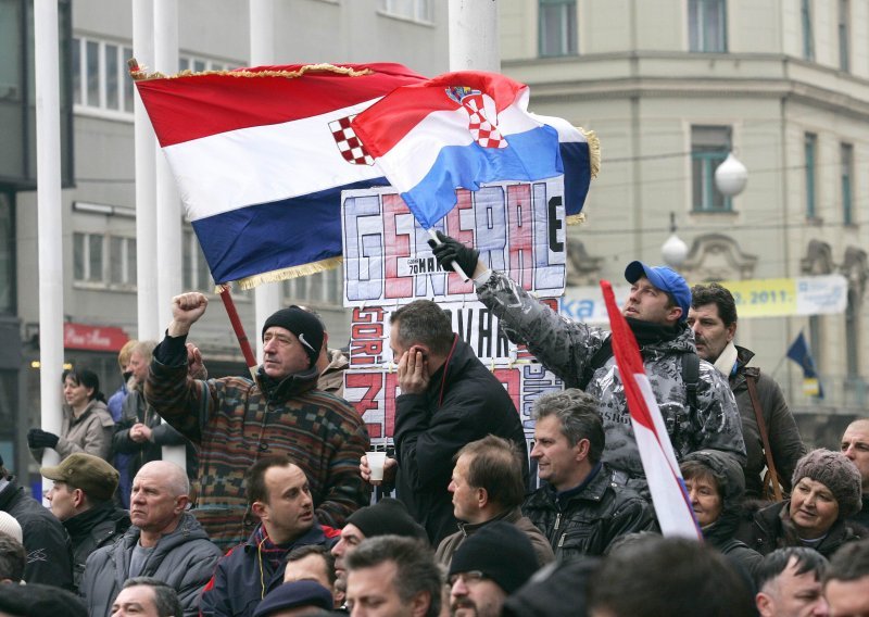 Branitelji prosvjeduju zbog osude generala