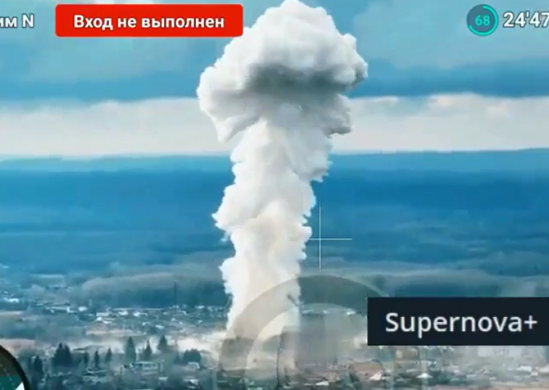 Rusi prvi puta napali Ukrajinu ODAB-om 1500, stup dima visok je kilometar