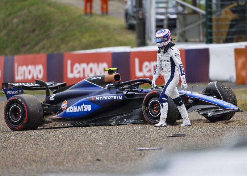 Nesreća na prvom treningu za VN Japana pri brzini većoj od 250 km/h