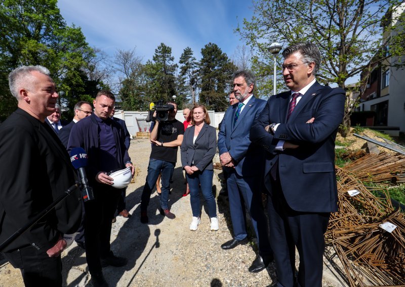 Plenković obišao gradilište na Ruđeru: Ovo je najvažnije ulaganje od osnutka Instituta