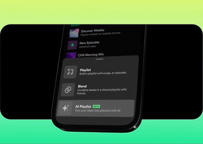 Spotify testira novu AI značajku. Pomoći će korisnicima u stvaranju 'još boljih' playlista