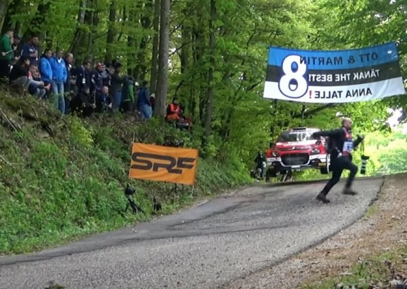 Zamalo tragedija na Croatia Rallyju; fotoreporter za dlaku izbjegao smrt