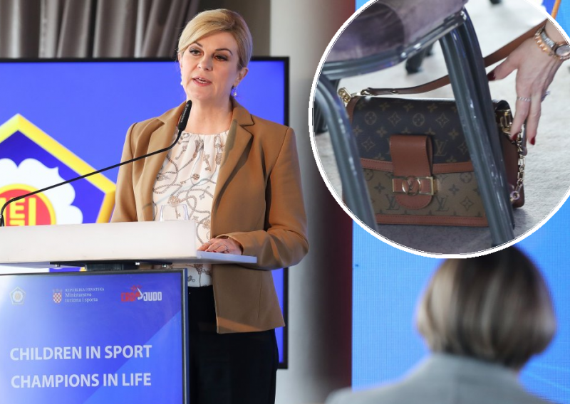 Kolinda Grabar-Kitarović usavršila je poslovnu eleganciju, ali ovog puta svi su gledali njezinu torbicu