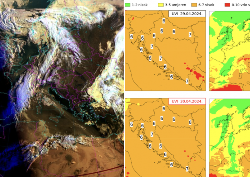 Opet nam stiže saharski pijesak, i to vrlo brzo: Pazite se, i UV indeks je visok