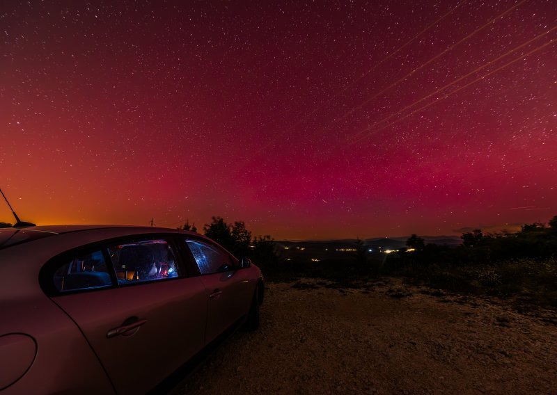 Nebeski spektakl: Pogledajte kako je izgledala Aurora Borealis iznad Hrvatske