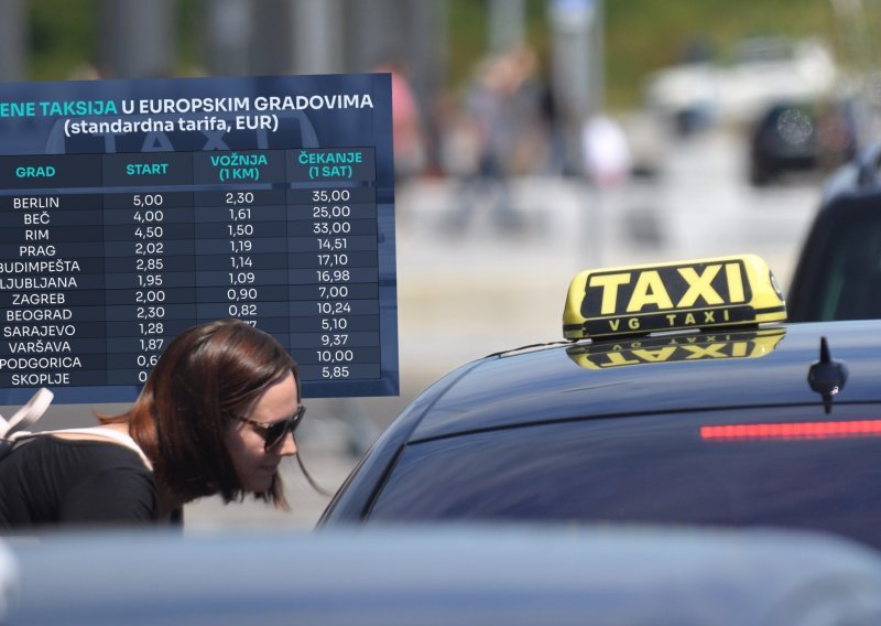 Skupa vam je vožnja? Usporedili smo cijene vožnje taksijem u Zagrebu i drugim metropolama