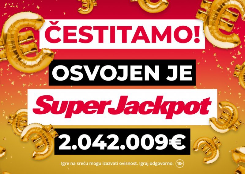 Dobitnik iz Hrvatske bogatiji za 2 milijuna eura, evo kamo ide jackpot