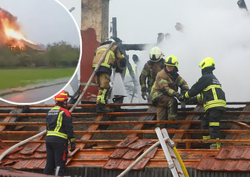 Grom zapalio kuću u Karlovcu, liječnica otkrila u kakvom je stanju ozlijeđeni vatrogasac
