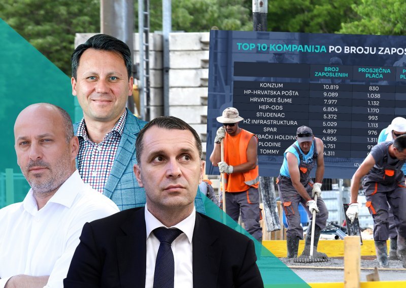 Deset tvrtki s najvećim brojem radnika: Pogledajte koliko su lani podigle plaće