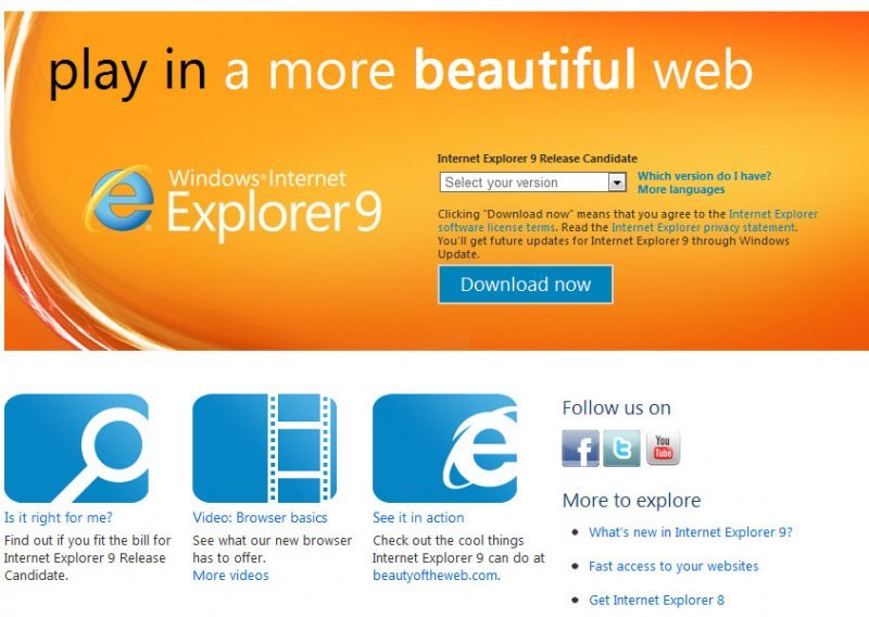 Novi Internet Explorer stiže krajem ožujka