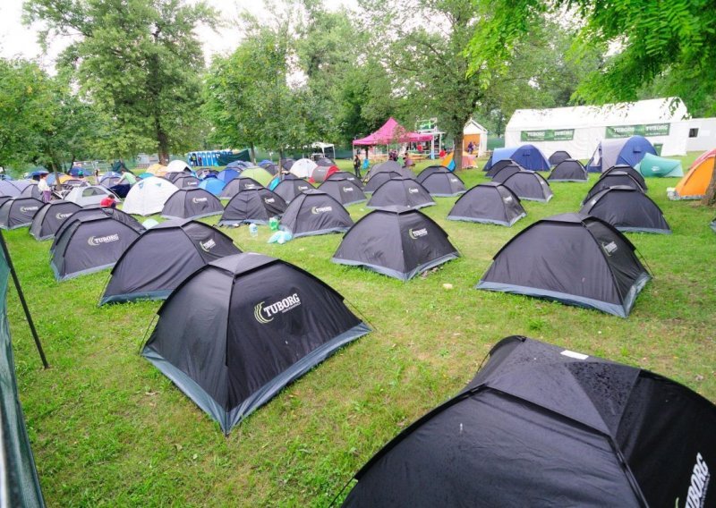 Tuborg fest kamp na Špancirfestu