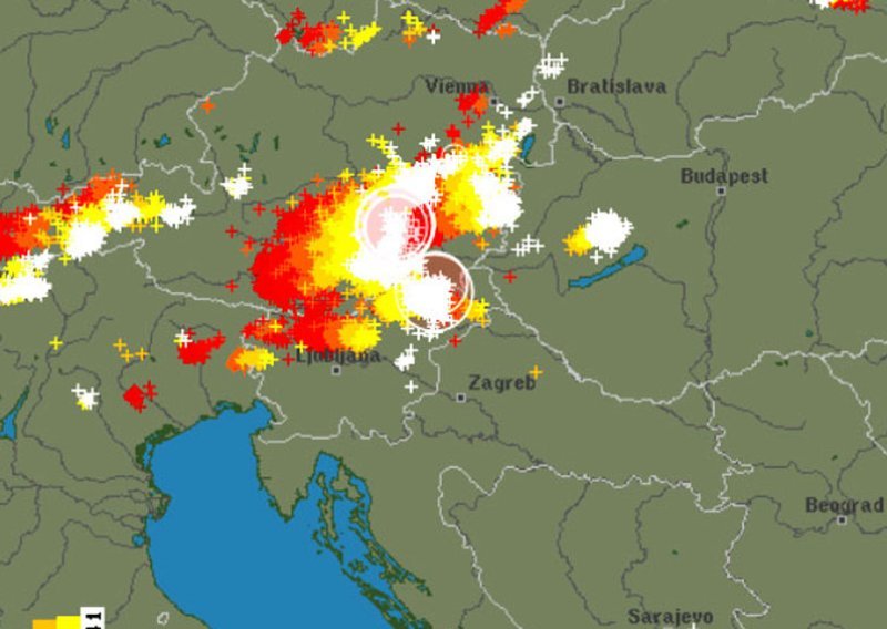 Stiže nam nevrijeme s 8.000 munja na sat