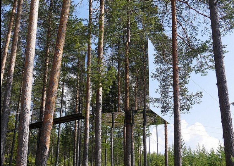 Pogledajte 'nevidljivu' hotelsku sobu smještenu usred šume