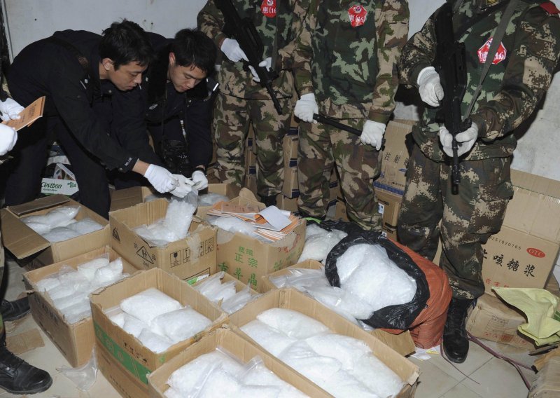 Tri tone metamfetamina zaplijenjene u kineskom gradu