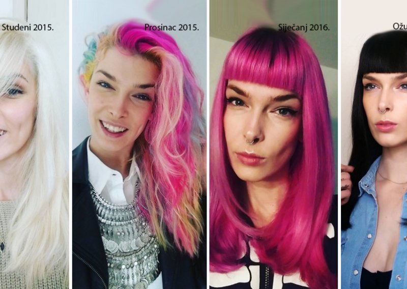 Kristina Šalinović: Četiri boje kose u manje od šest mjeseci