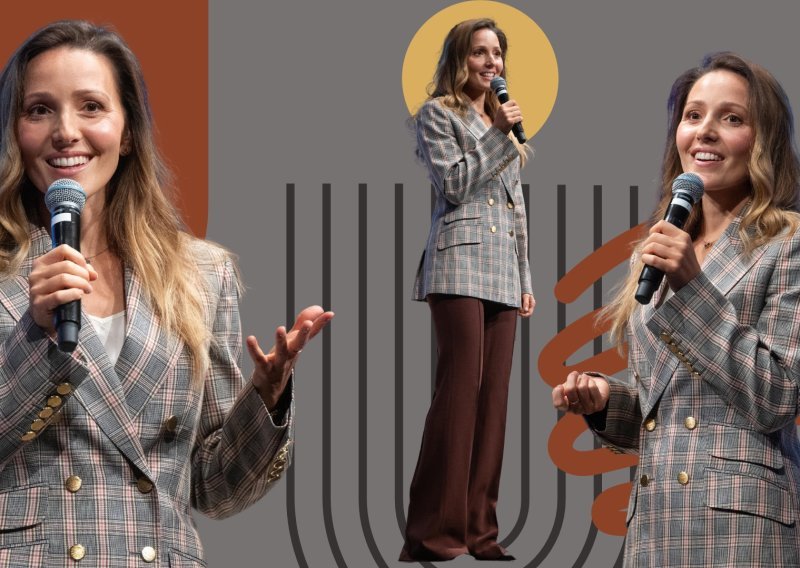 Karirani sako u prvom planu: Jelena Đoković plijenila elegancijom u Zagrebu