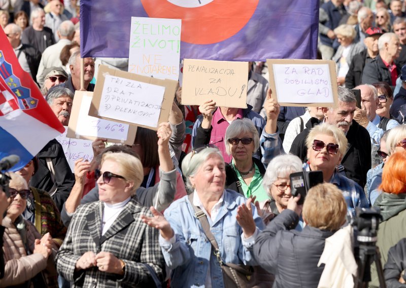 Nezadovoljni umirovljenici najavili novi prosvjed: Stigao odgovor od Plenkovića