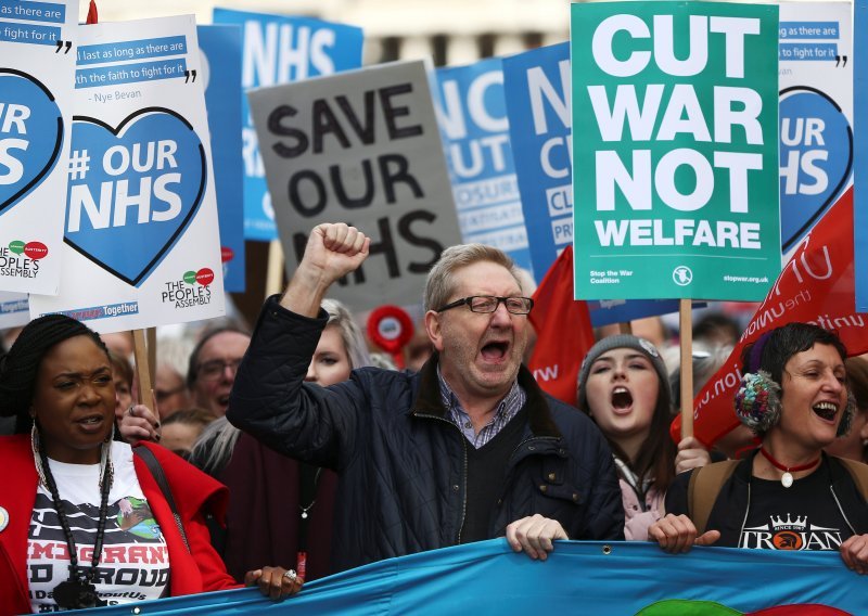 Tisuće ljudi u Londonu branilo javni zdravstveni sustav