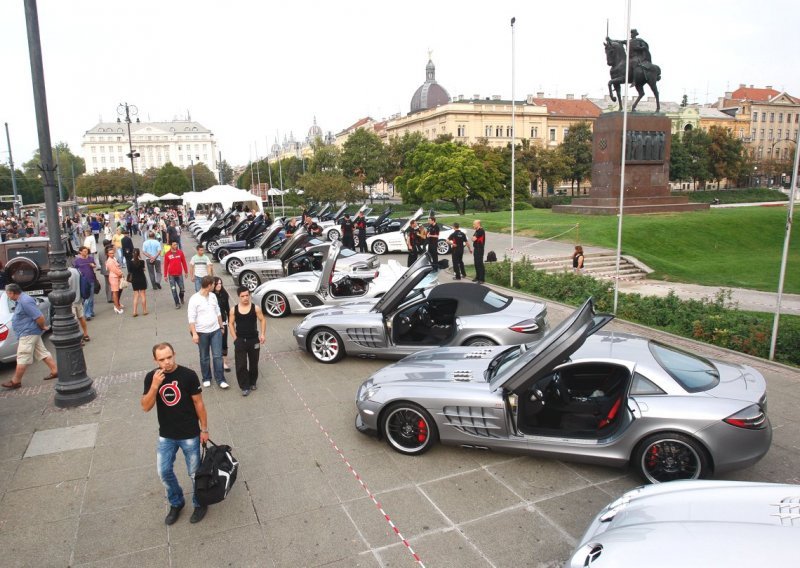 Zagreb pod opsadom egzotičnih Mercedes SLR McLarena