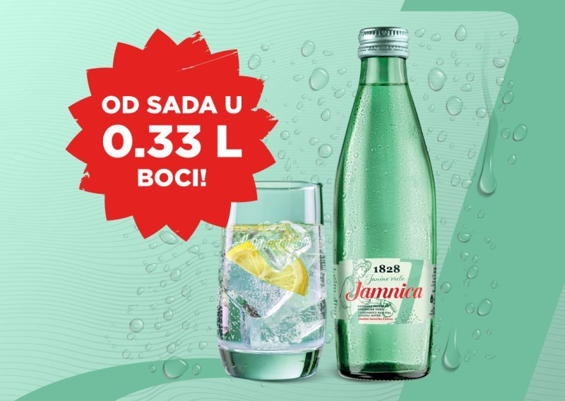 Više Jamnice u novoj, većoj boci - stiže u kafiće i restorane diljem Hrvatske