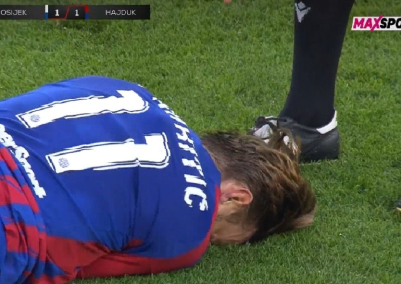Pogledajte trenutak kada je Rakitić dobio kopačkom po licu; ružno je izgledalo