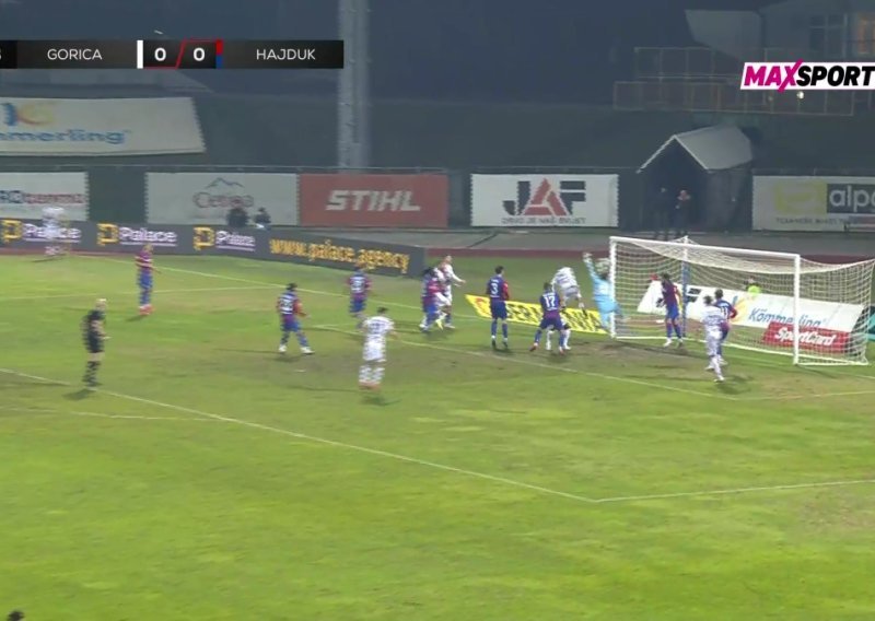 Nevjerojatna greška nakon kornera! Pogledajte kakav je gol Hajduk primio