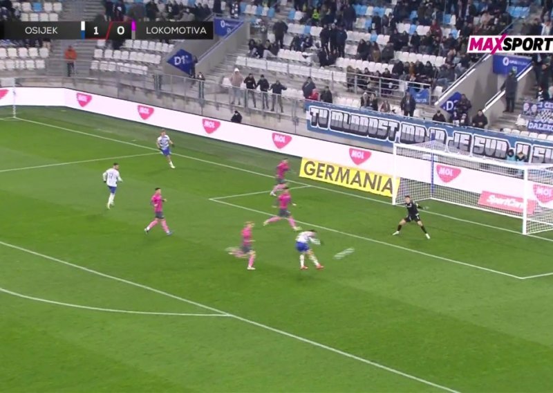 Još jedna fantastična akcija furioznog Osijeka; pogledajte majstoriju i gol