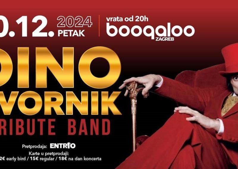 Vodimo vas u Boogaloo na koncert službenog tribute banda Dine Dvornika osnovanog na inicijativu Danijele Dvornik