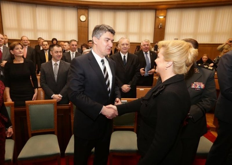 Predsjednica i premijer prvi put zajedno na Pantovčaku