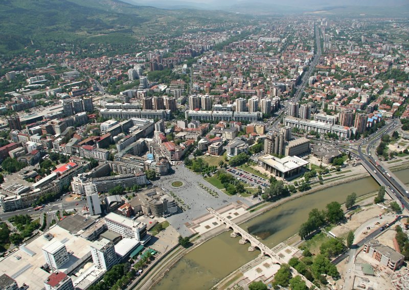 Blokiran centar Skoplja