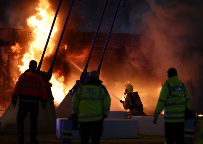Uoči utakmice Lige prvaka ugašen požar na stadionu Manchester Citya, otkazani važni događaji