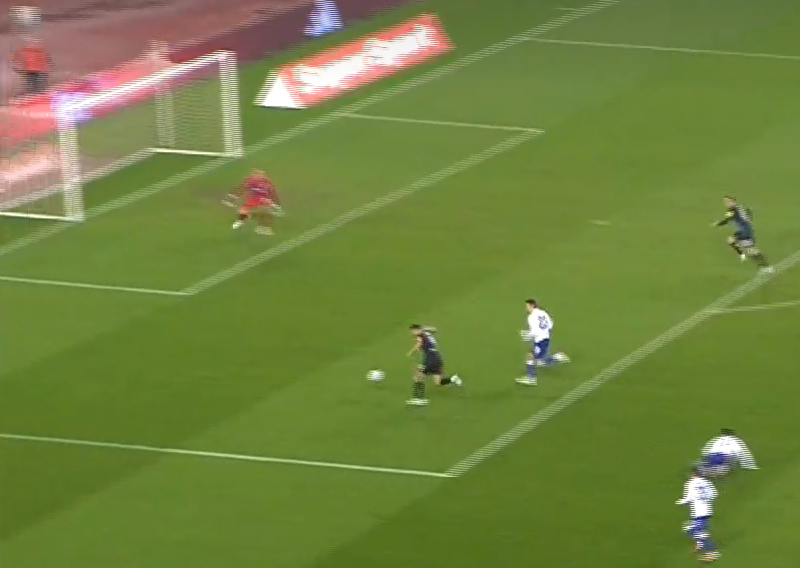 Greda je spasila Hajduk. Pogledajte strašan udarac Dabre, koji je pogodio okvir gola