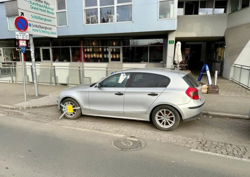 Automobil Hrvatice u Grazu skupio već 8000 eura kazni