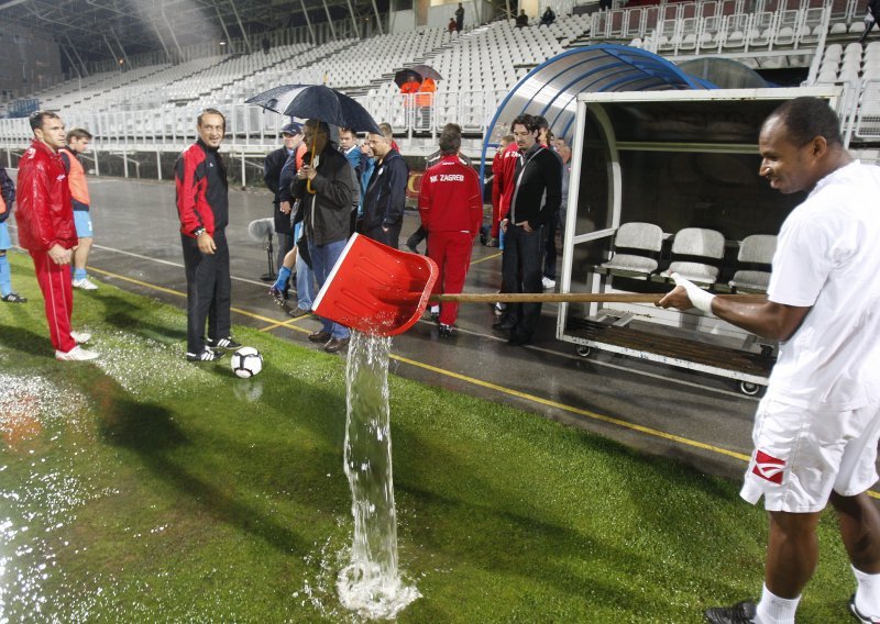 Kiša onemogućila nogomet u Zagrebu
