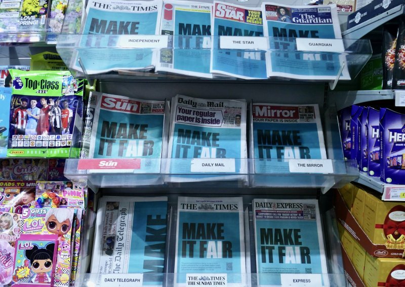 Britanske novine osvanule s posebnim omotima: 'Hoće li vlada to doista napraviti?'