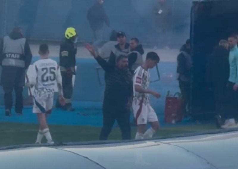 Ovo niste vidjeli u prijenosu; pogledajte kako je Gattuso nakon tučnjave poludio na svog igrača