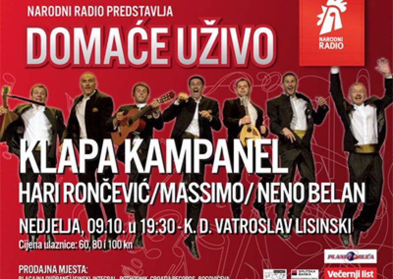 Klapa Kampanel u Lisinskom - dobitnici