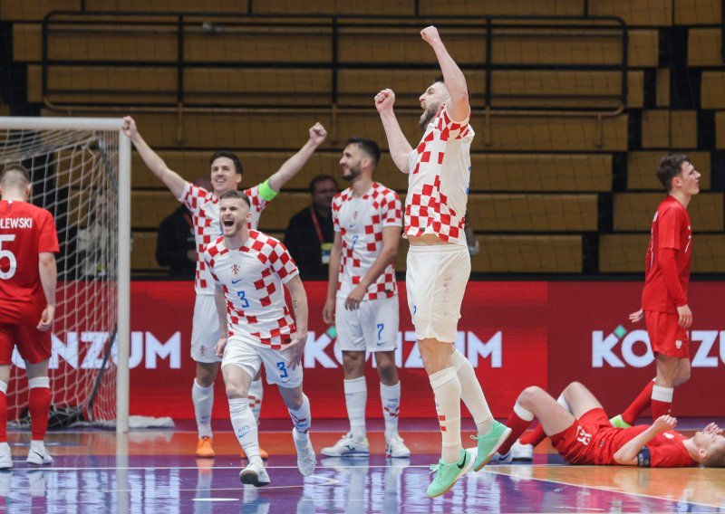 Hrvatska futsalska reprezentacija zabila šest komada i stigla na korak do EP-a; pogledajte sve golove