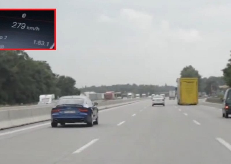 Autobahnom vozio 280 na sat i nikome ništa…