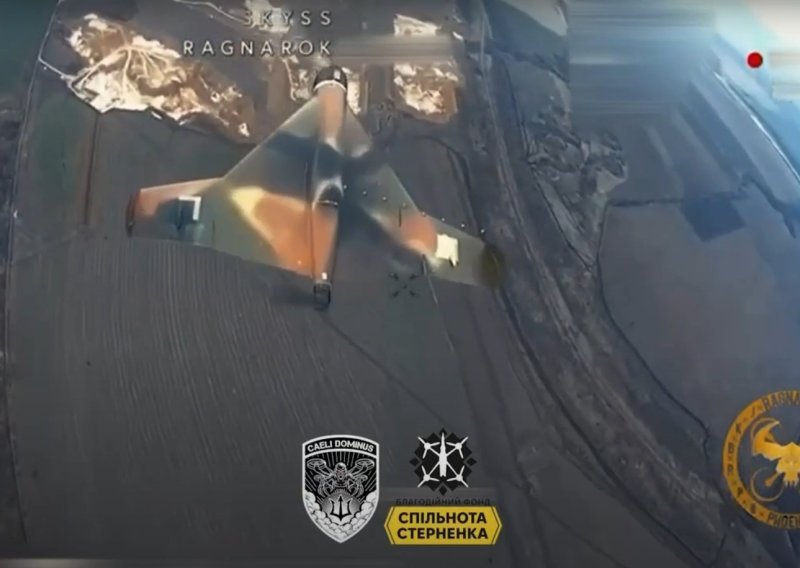 Zračni dvoboj: Pogledajte kako su Ukrajinci uništili opasan ruski dron