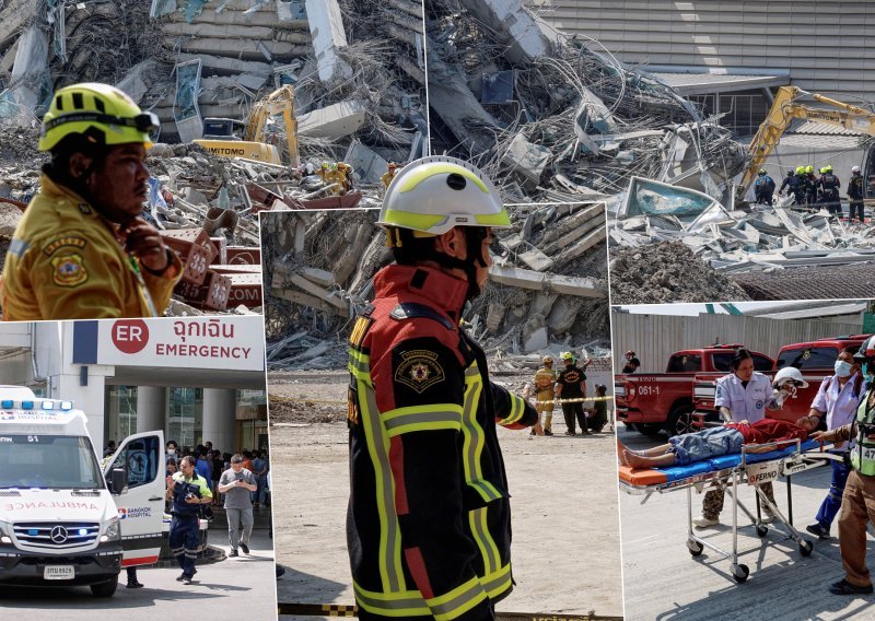 Snimke užasa: Više od tisuću mrtvih u razornom potresu u Mjanmaru