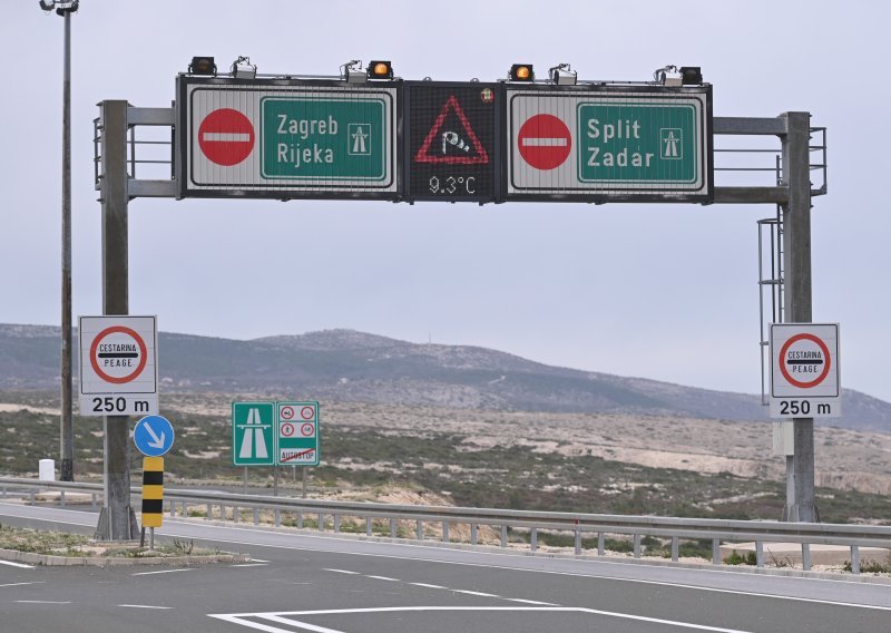 Upozorenje HAK-a: Autocesta A1 zatvorena za sav promet od Sv. Roka do Posedarja