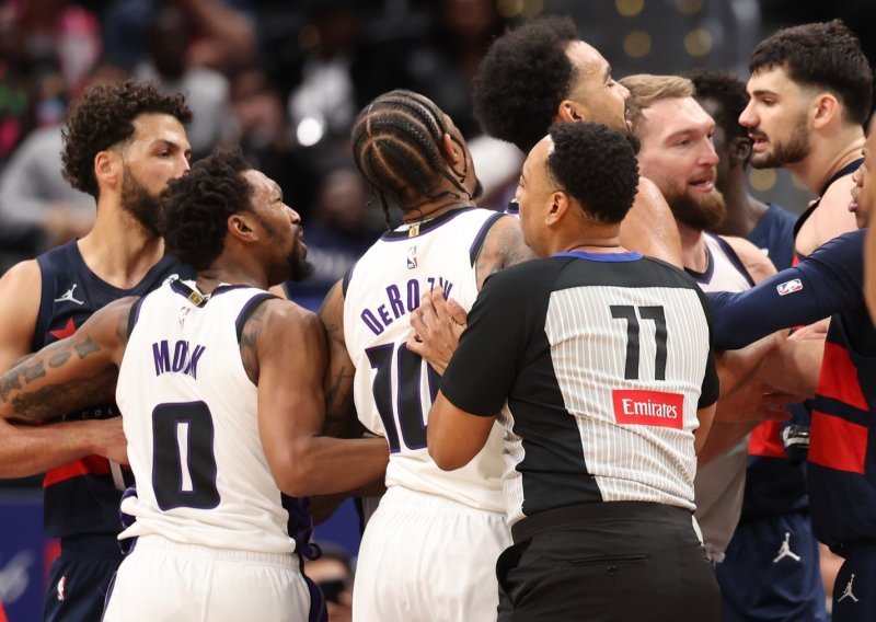Umalo nova tučnjava u NBA-u; Pogledajte naguravanje srpskog košarkaša s protivnicima