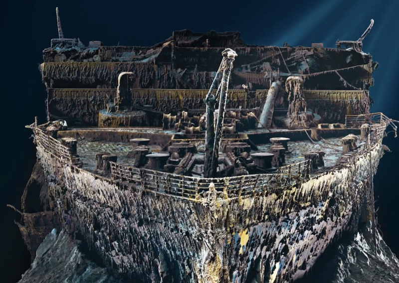 Povijesno 3D skeniranje otkrilo nevjerojatne detalje o posljednjim satima Titanica