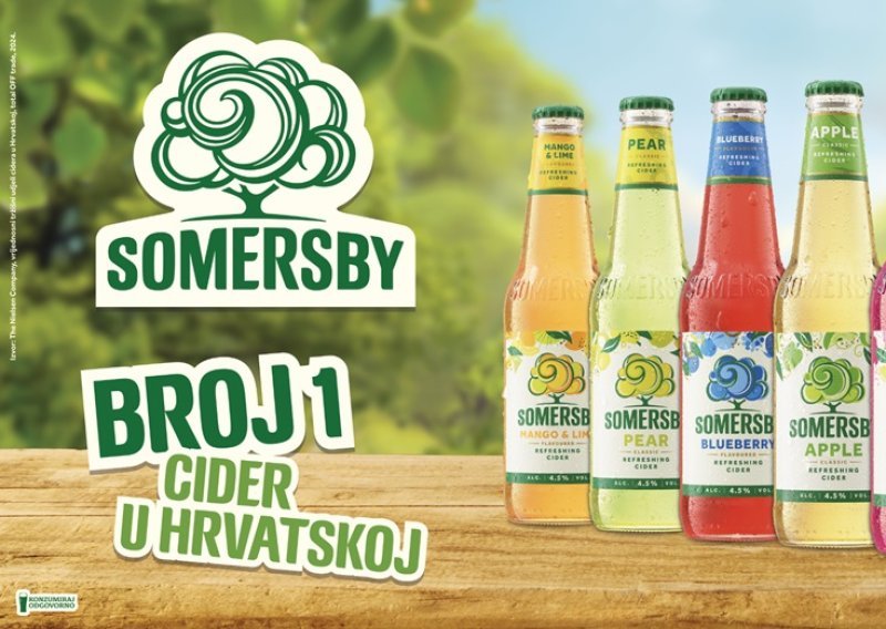 Somersby – cider broj 1 u Hrvatskoj osvojio Best Buy Award za 2024./2025. godinu u kategoriji 'Cider'