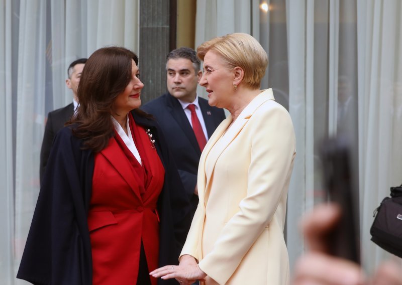 Prve dame Hrvatske i Poljske u posjeti Muzičkoj akademiji i KB Sveti duh